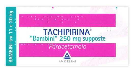 TACHIPIRINA*BB 10SUPP 250MG - Farmadott.it