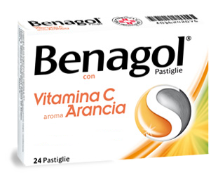 BENAGOL VIT C*24PAST ARANCIA - Farmadott.it