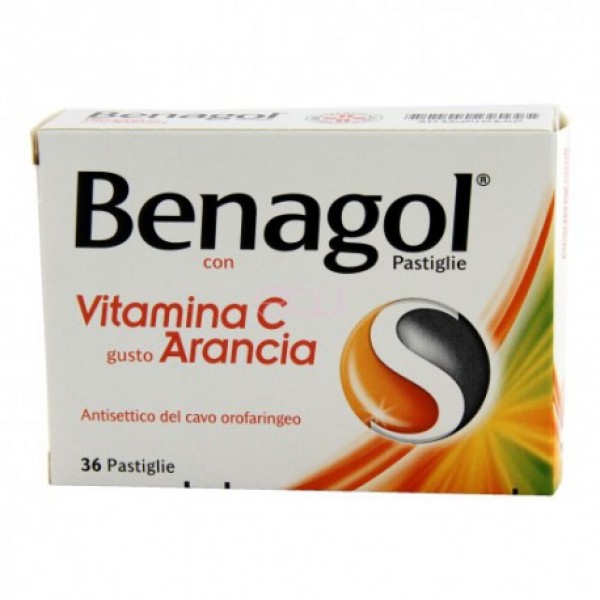 BENAGOL VIT C*36PAST ARANCIA - Farmadott.it