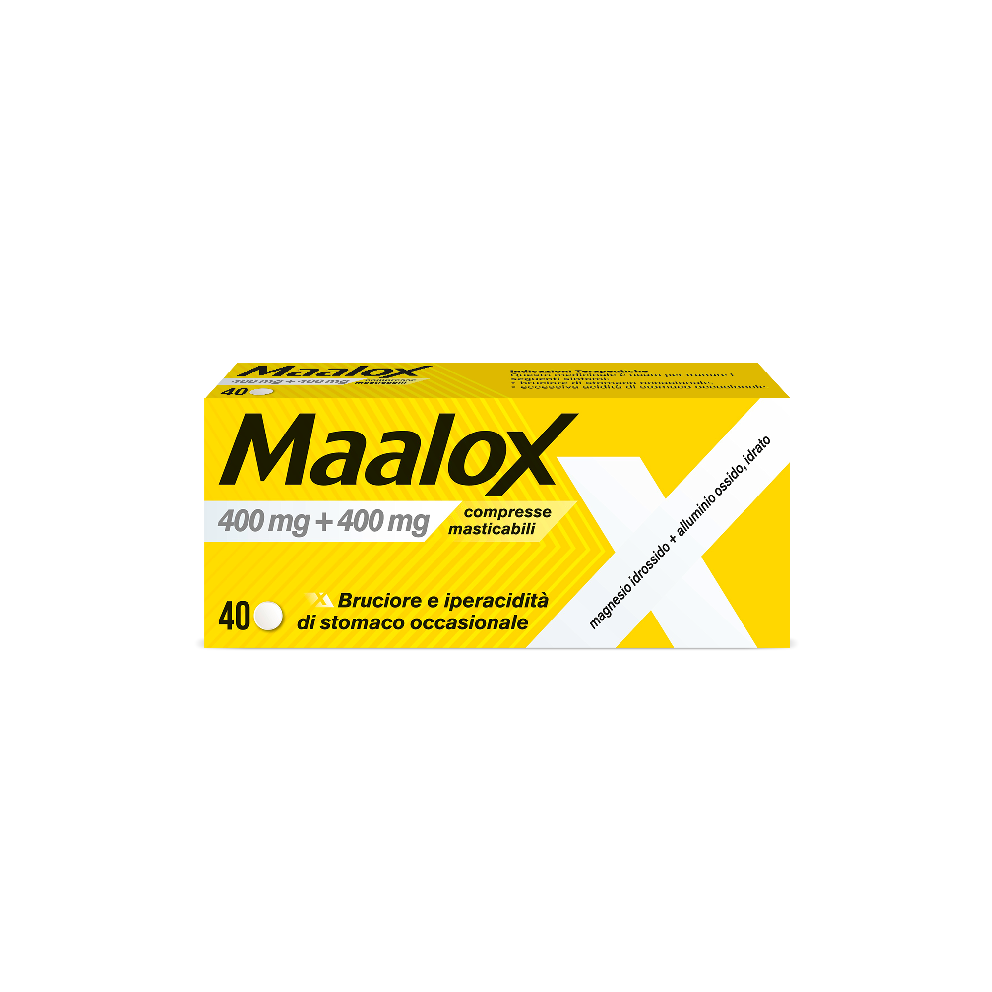 MAALOX*40CPR MAST 400MG+400MG - Farmadott.it