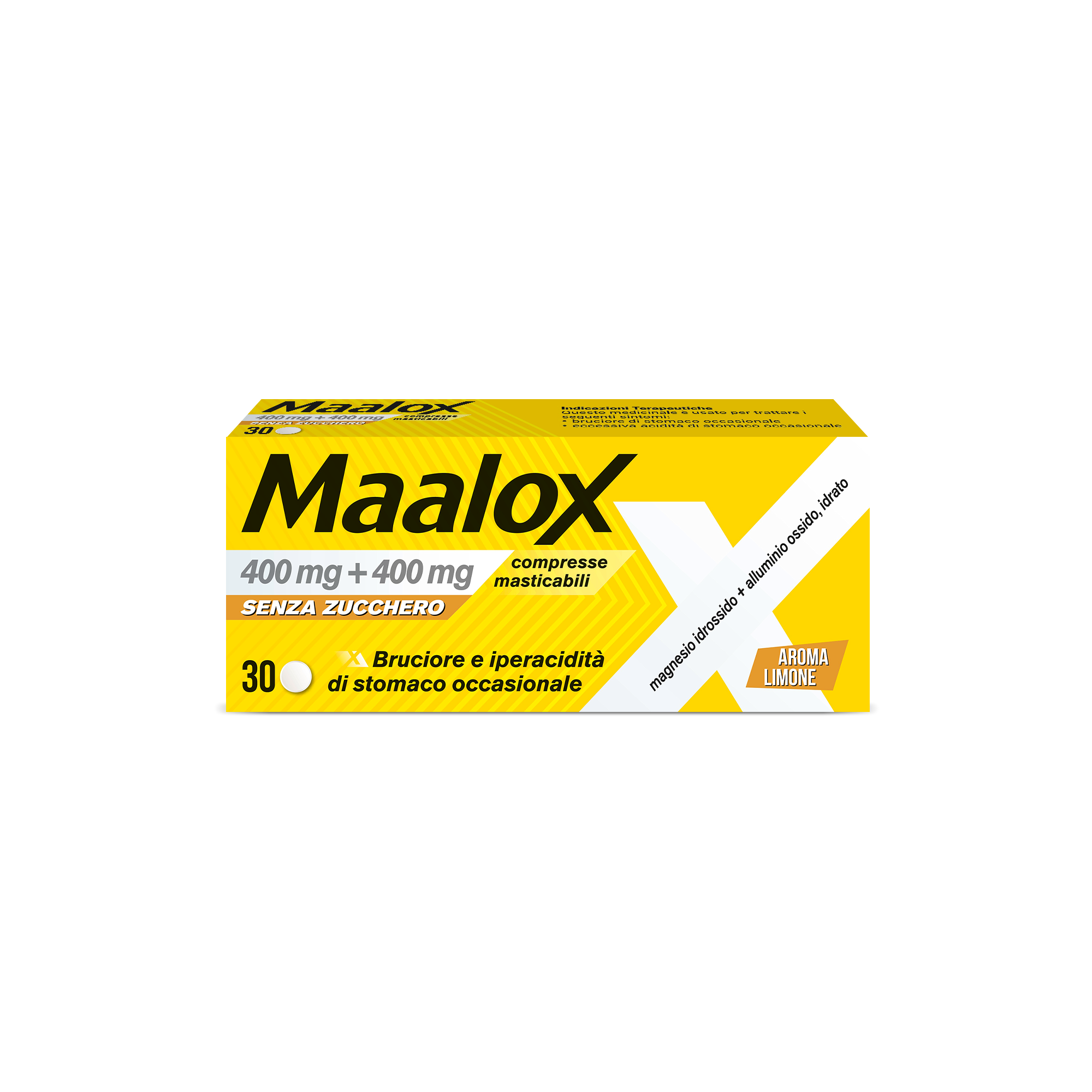 MAALOX*S/Z 30CPR LIMO400+400MG - Farmadott.it