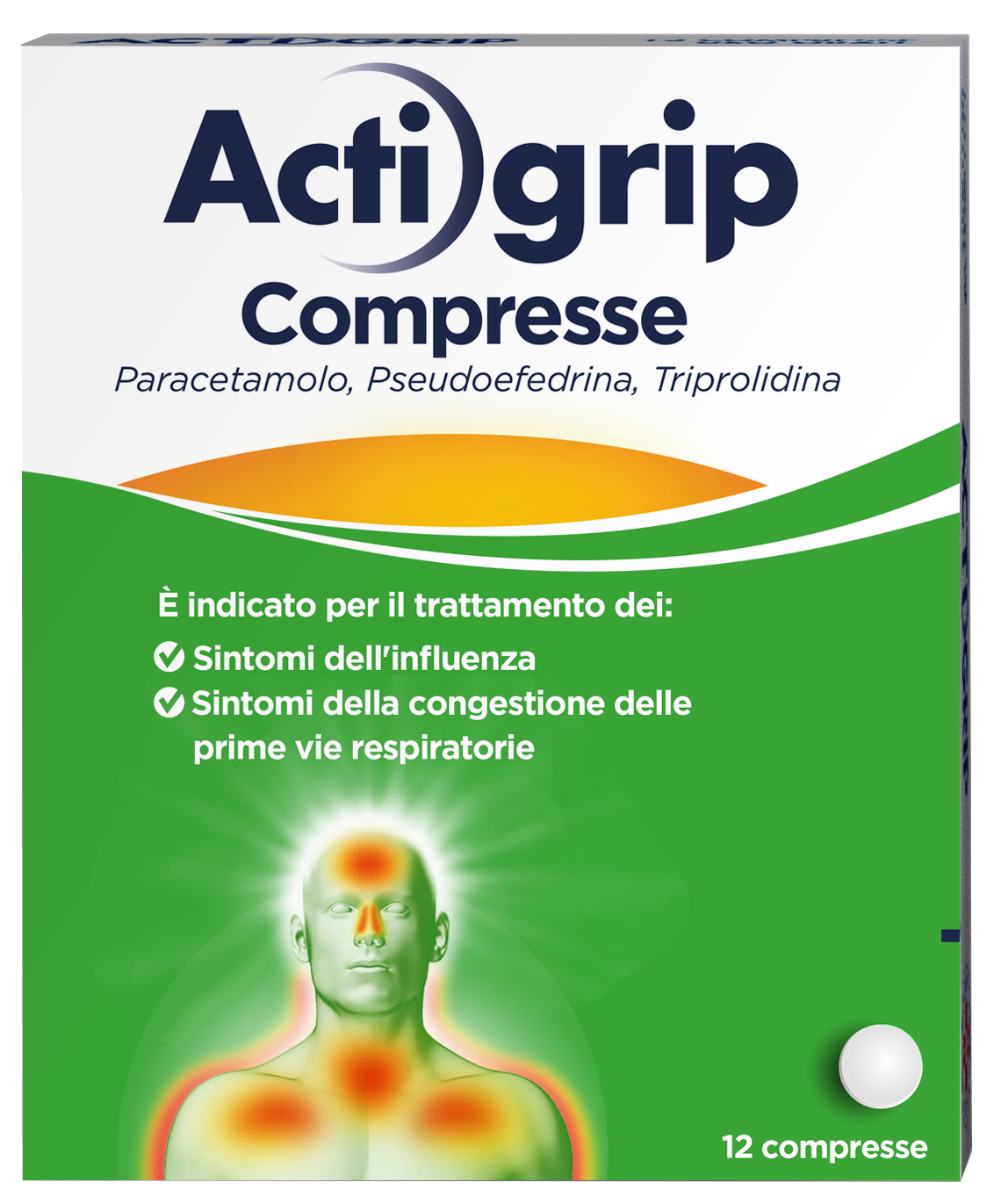 ACTIGRIP*12CPR 2,5+60+500MG - Farmadott.it