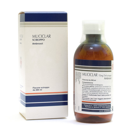 MUCICLAR*SCIR 200ML 15MG/5ML - Farmadott.it