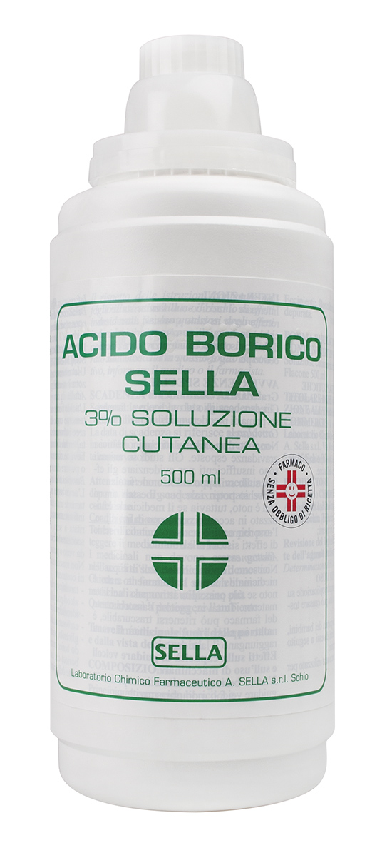 ACIDO BORICO SELLA*3% 500ML - Farmadott.it