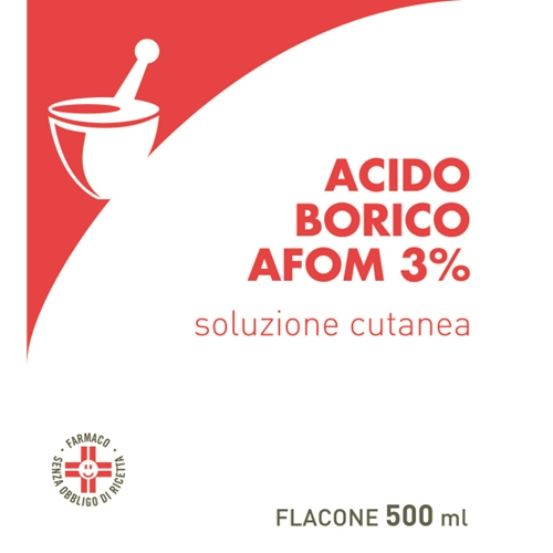 ACIDO BORICO AFOM*3% 500ML - Farmadott.it