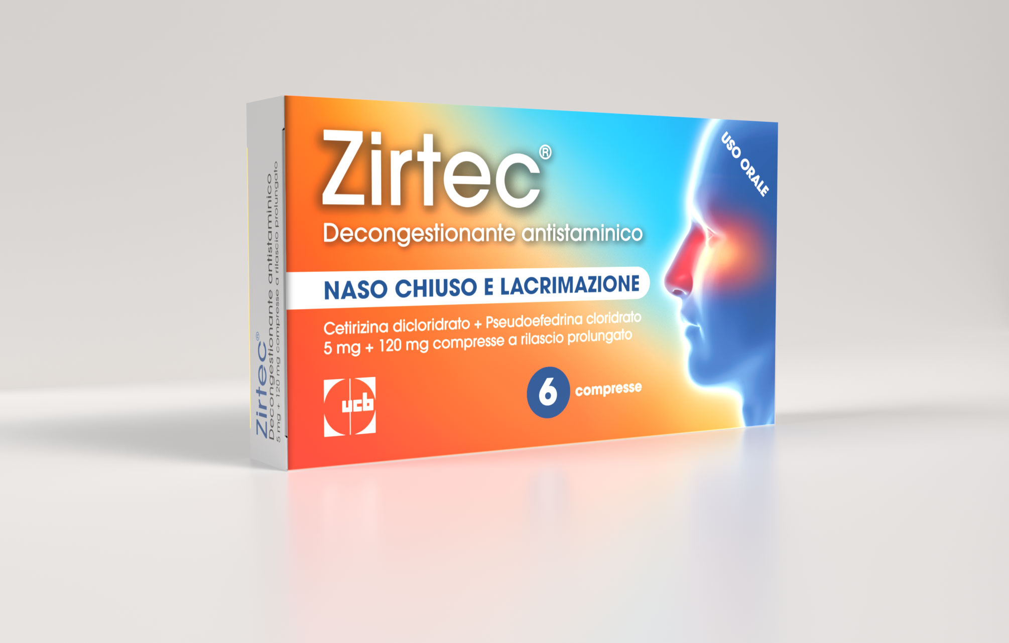 ZIRTEC DECONG ANT*6CPR 5+120MG - Farmadott.it