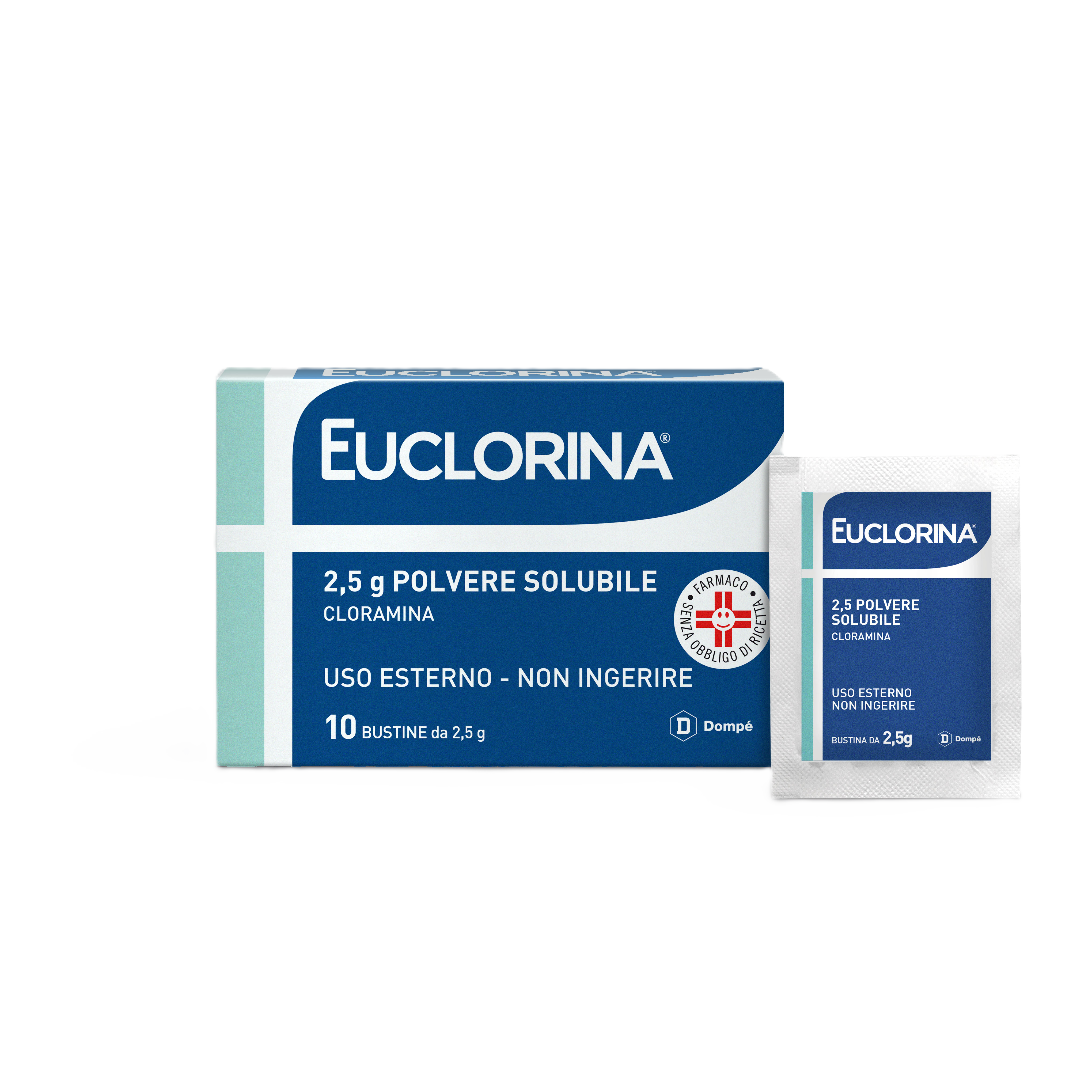 EUCLORINA*POLV SOL 10BUST 2,5G - Farmadott.it