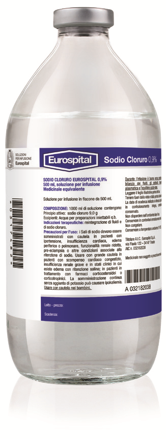 SODIO CLORURO EUROS*0,9% 500ML - Farmadott.it