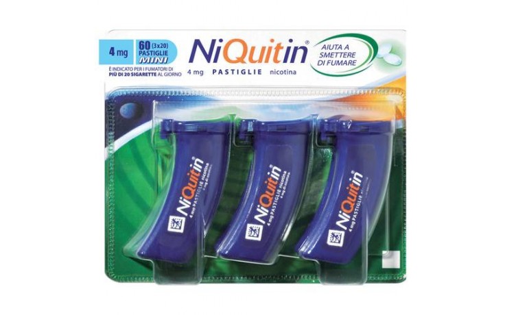 NIQUITIN*60PASTL 4MG MENTA FL - Farmadott.it