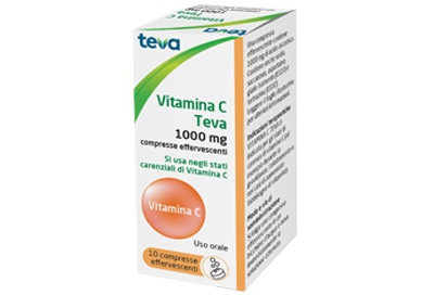 VITAMINA C TEVA*10CPR EFF 1G - Farmadott.it