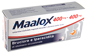 MAALOX*40CPR MAST 400MG+400MG - Farmadott.it