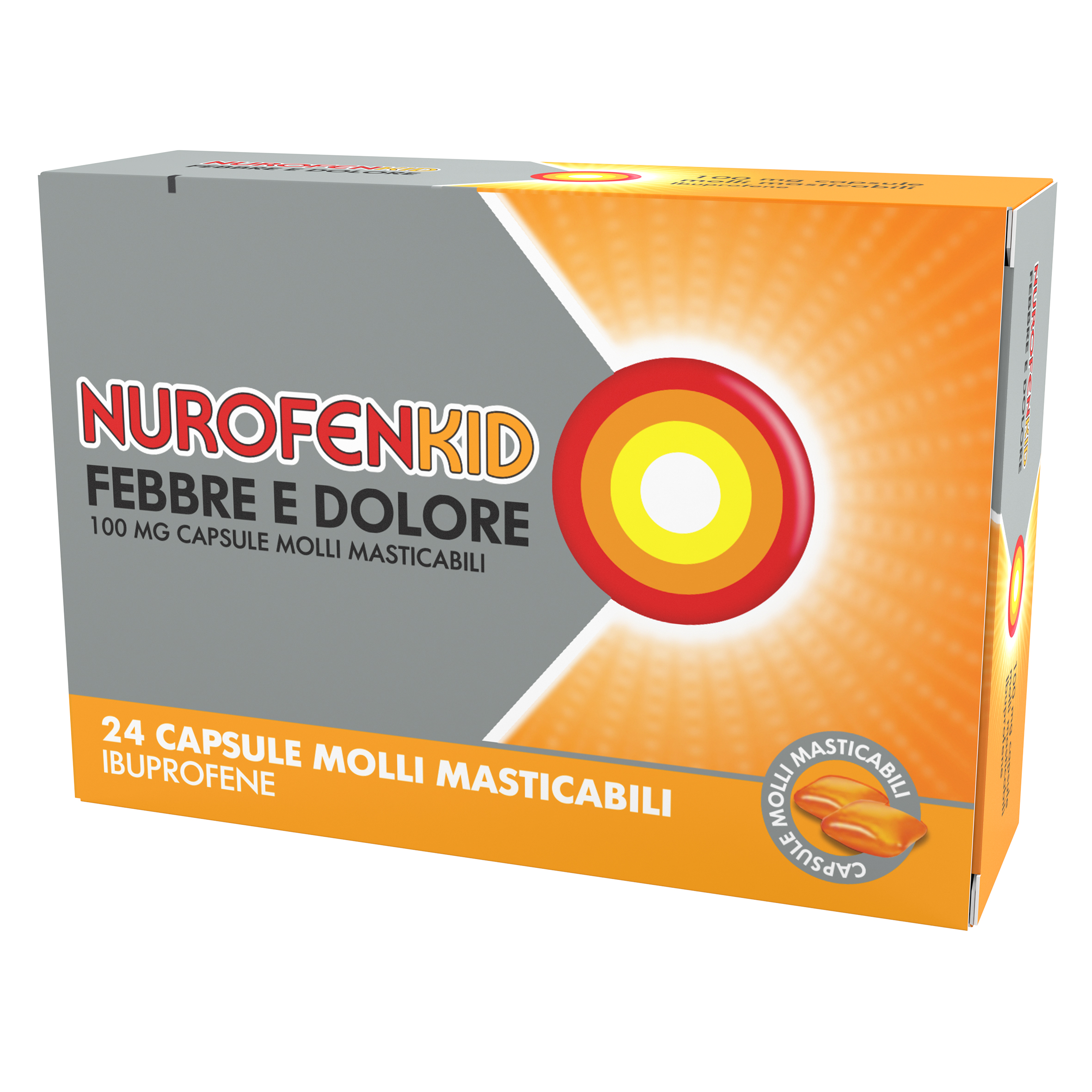NUROFENKID FEBBRE D*24CPS100MG - Farmadott.it