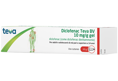 DICLOFENAC TEVA*GEL 60G 10MG/G - Farmadott.it