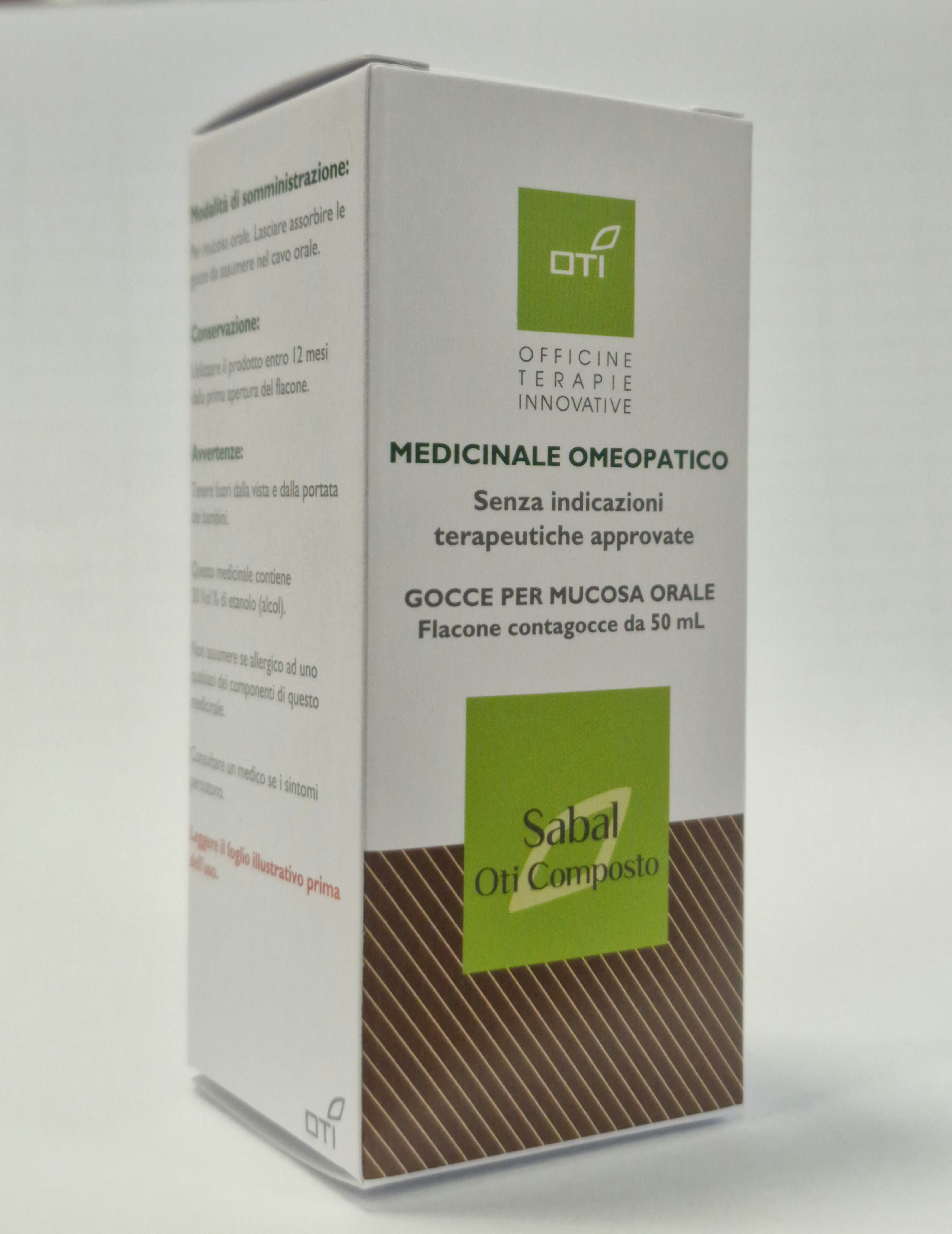 SABAL OTI COMP*OS GTT 1FL 50ML - Farmadott.it