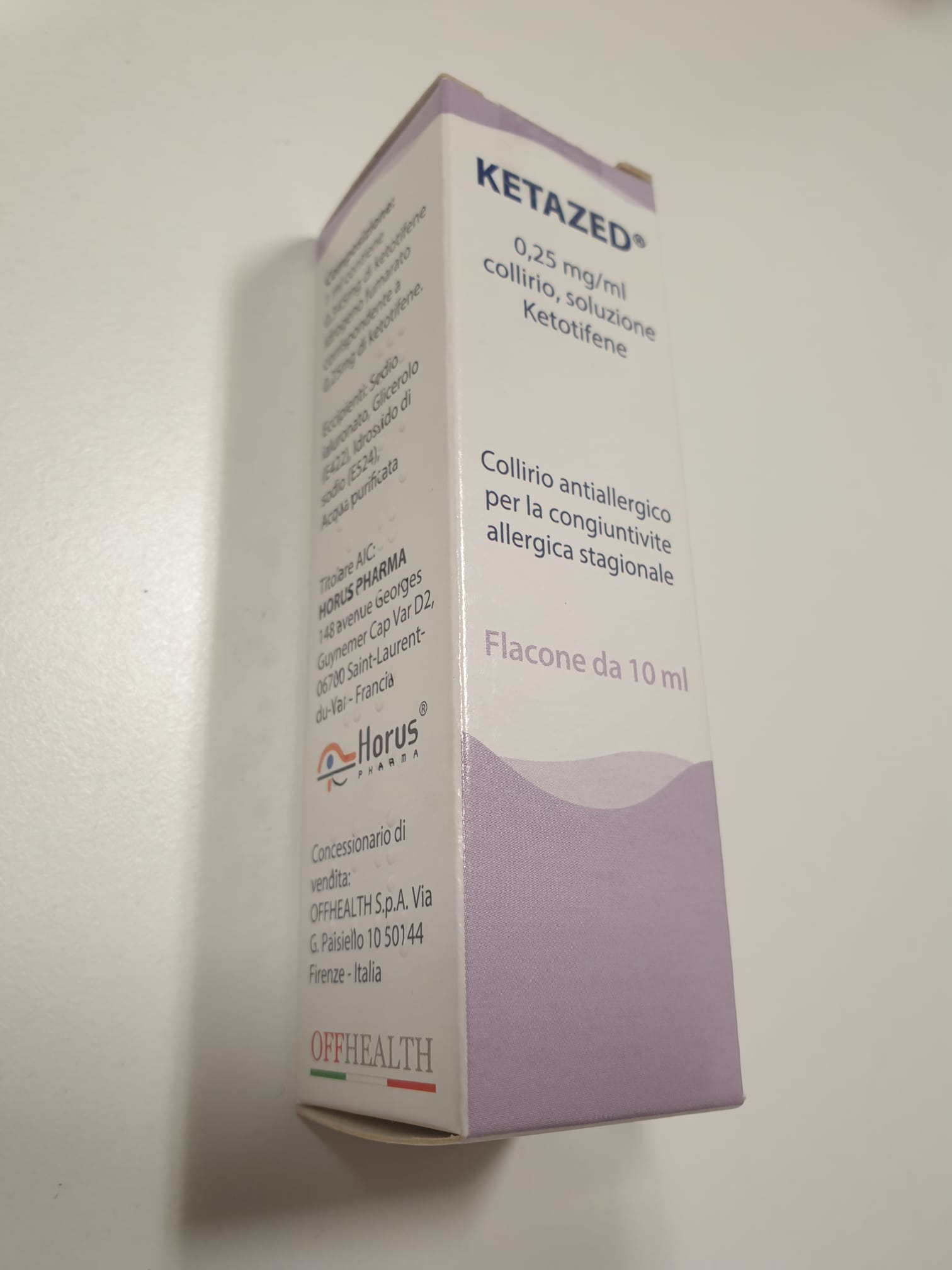 KETAZED*COLL FL 10ML 0,25MG/ML - Farmadott.it