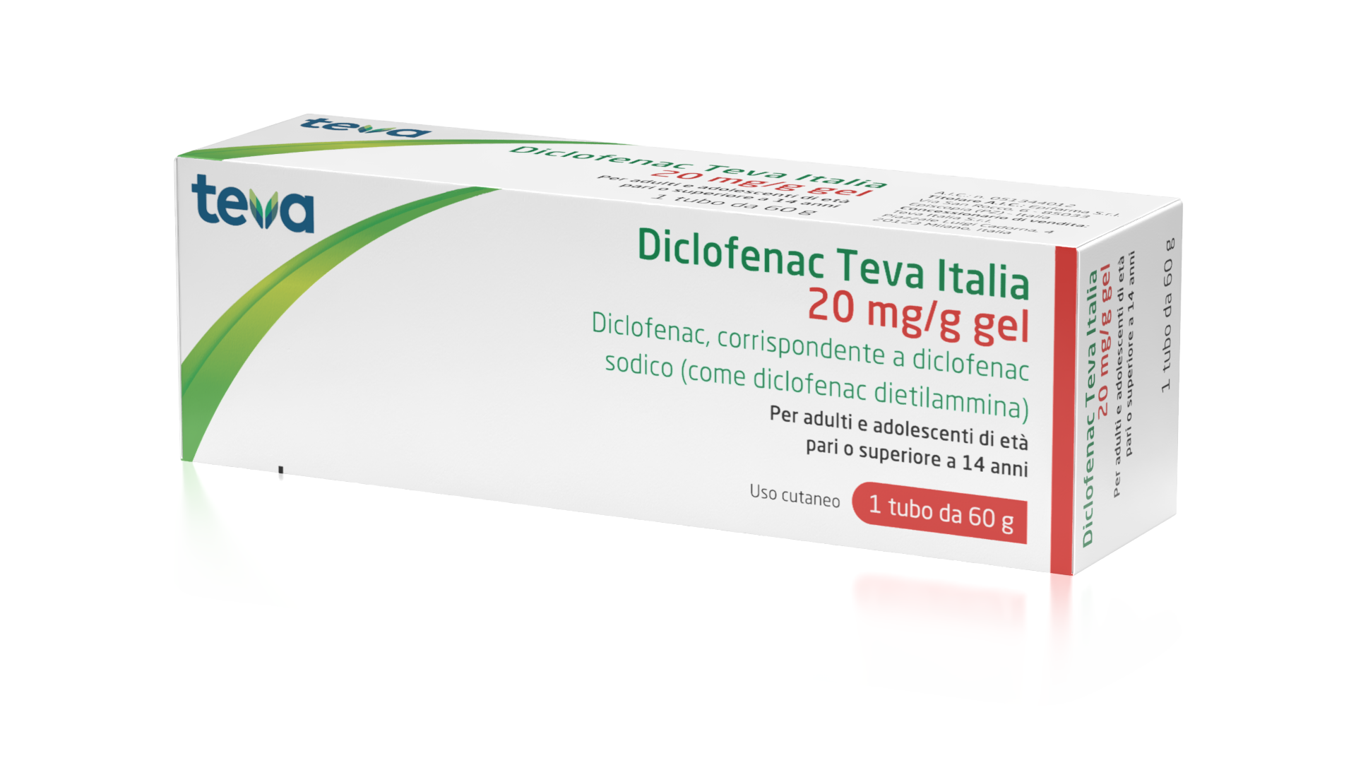 DICLOFENAC TE*GEL 60G 20MG/G - Farmadott.it
