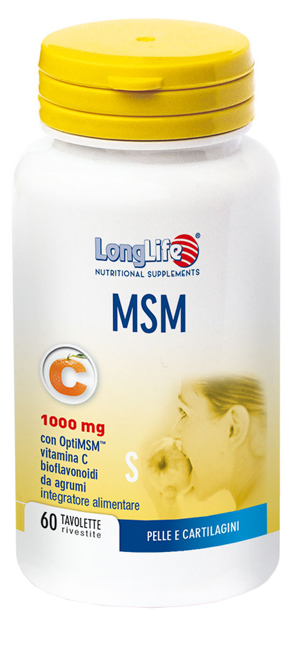 LONGLIFE MSM 1000 MG 60 TAVOLETTE - Farmadott.it
