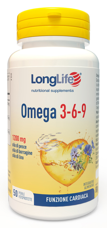 LONGLIFE OMEGA 3-6-9 50 PERLE FOTOPROTETTE - Farmadott.it