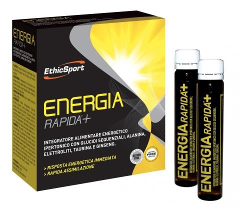 ETHICSPORT ENERGIA RAPIDA+ 10 FLACONCINI 25 ML - Farmadott.it
