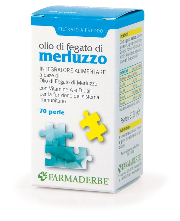 OLIO DI FEGATO DI MERLUZZO 200 PERLE - Farmadott.it