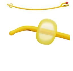 CATETERE FOLEY A MEDIA PERMANENZA  RUSCH GOLD PLUS A 2 VIE IN SILKOLATEX LATTICE-SILICONE PER ADULTO CH14 LUNGHEZZA 40 CM PUNTA CILINDRICA A 2 FORI PALLONCINO 5-15 ML 1 PEZZO - Farmadott.it