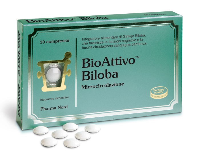 BIOATTIVO BILOBA 30 COMPRESSE - Farmadott.it