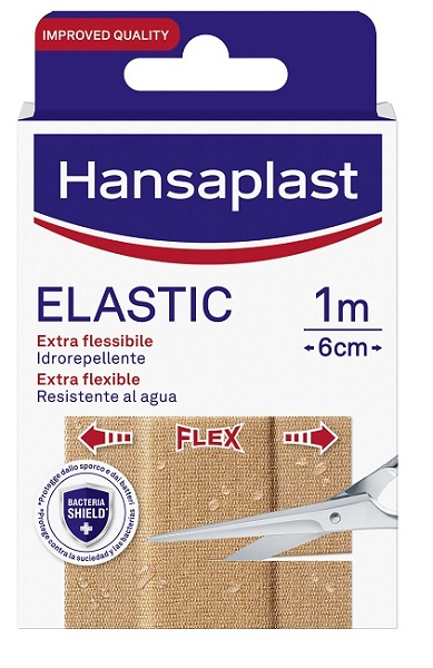 CEROTTO IN STRISCIA HANSAPLAST ELASTIC EXTRA FLESSIBILE 6 CM LUNGHEZZA 1 M 10 PEZZI - Farmadott.it