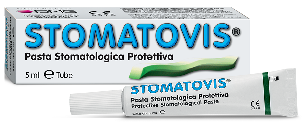 PASTA STOMATOLOGICA PROTETTIVA STOMATOVIS STOMATITI AFTOSE 5 ML - Farmadott.it