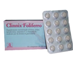 CLINNIX FOLIFERRO 30 COMPRESSE - Farmadott.it
