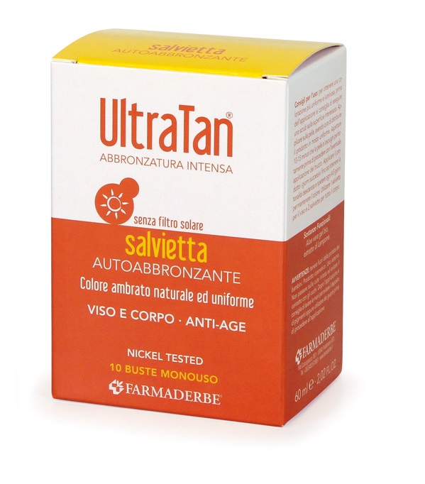 ULTRA TAN SALVIETTE AUTOABBRONZANTI 10 BUSTE - Farmadott.it