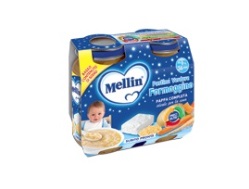 MELLIN BABY CENA COMPLETA FORMAGGINO PASTICA 2 PEZZI DA 200 G - Farmadott.it