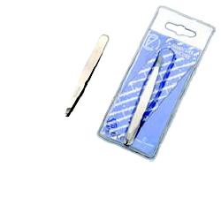 PINZETTA DEPILATORIA INOX PUNTA OBLIQUA - Farmadott.it