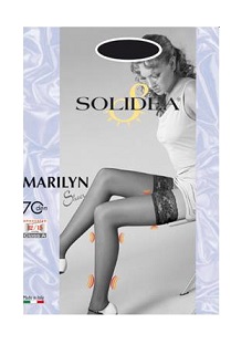 MARILYN 70 SHEER CALZA AUTOREGGENTE NERO 2 - Farmadott.it