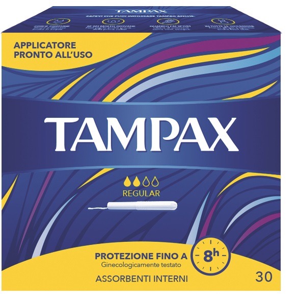 TAMPAX BLUE BOX REGULAR 30 PEZZI - Farmadott.it