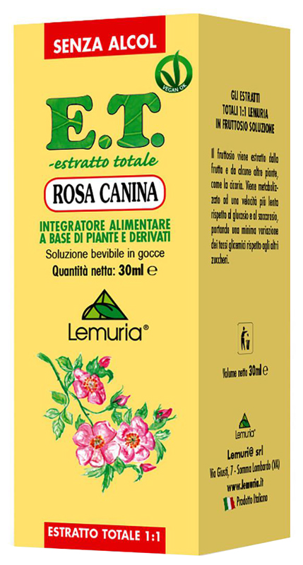 ET ESTRATTO TOTALE ROSA CANINA 30 ML SENZA ALCOL - Farmadott.it
