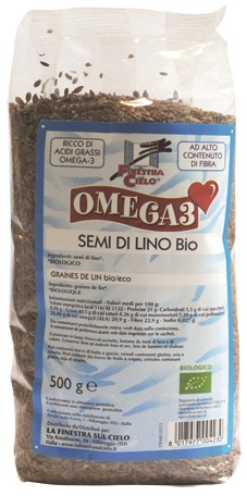 FSC OMEGA3 SEMI DI LINO BIO AD ALTO CONTENUTO DI FIBRA 500 G - Farmadott.it
