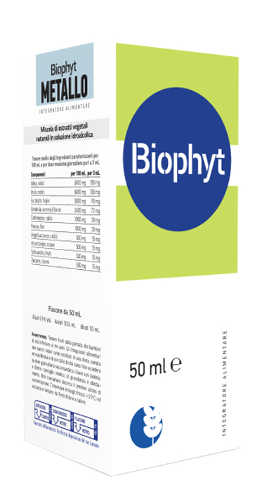BIOPHYT METALLO 50 ML SOLUZIONE IDROALCOLICA - Farmadott.it