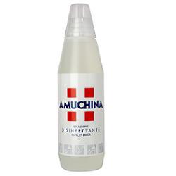 DISINFETTANTE IGIENIZZANTE A BASE DI IPOCLORITO DI SODIO ANTIMICROBICO AD AMPIO SPETTRO D'AZIONE AMUCHINA LIQUIDA 100% 1000 ML - Farmadott.it
