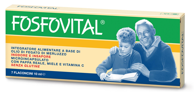 FOSFOVITAL OLIO FEGATO DI MERLUZZO 7 FLACONCINI - Farmadott.it