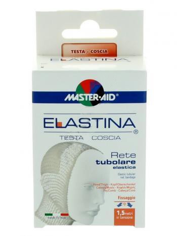 RETE TUBOLARE ELASTICA IPOALLERGENICA MASTER-AID ELASTINA TESTA/COSCIA 1,5 MT IN TENSIONE CALIBRO 6 CM - Farmadott.it