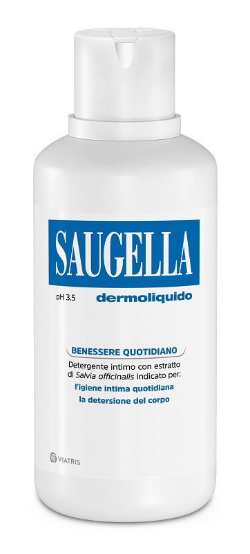 SAUGELLA DERMOLIQUIDO PH 3,5 DETERGENTE INTIMO BENESSERE QUOTIDIANO 500 ML - Farmadott.it