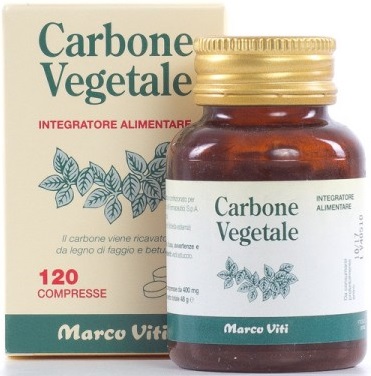 CARBONE VEGETALE 120 COMPRESSE - Farmadott.it