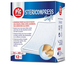 GARZA STERICOMPRESS SOFT XL TNT 36X40CM 12 PEZZI - Farmadott.it