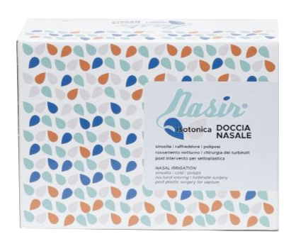 SOLUZIONE FISIOLOGICA ISOTONICA STERILE NASIR IN SCATOLA CON6 SACCHE VERSIONE LUER LOCK DA 500ML - Farmadott.it