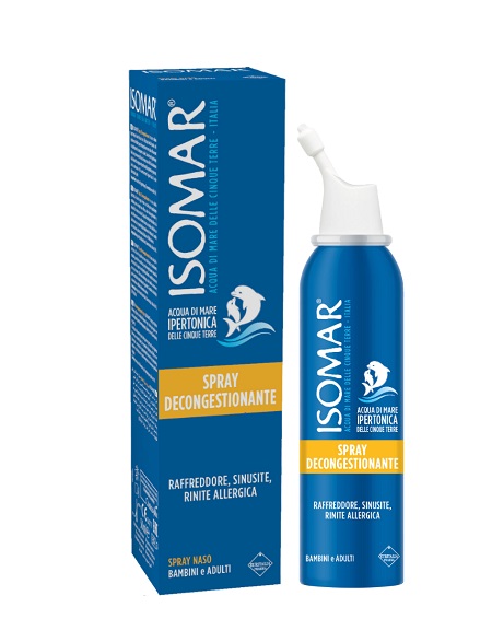 ISOMAR NASO CHIUSO SOLUZIONE ACQUA DI MARE IPERTONICA PER DECONGESTIONE NASO CHIUSO 50 ML - Farmadott.it
