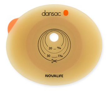 PLACCA PER COLO ILEO ED UROSTOMIA DANSAC NOVALIFE2 55MM RITAGLIABILE 10-47 - Farmadott.it