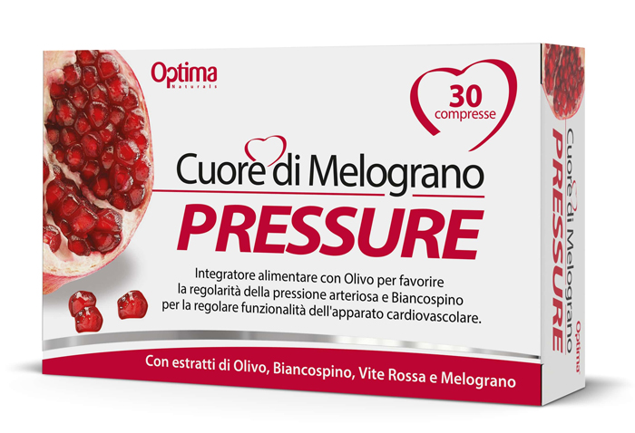 CUORE DI MELOGRANO PRESSURE 30 COMPRESSE 1 G - Farmadott.it