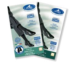 CALZA UOMO COTONE 140 DENARI MEDIA BLU - Farmadott.it