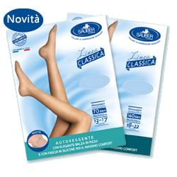 SAUBER CALZA AUTOREGGENTE 140 DENARI MAGLIA MICRORETE NEUTRO BEIGE 4 LINEA CLASSICA - Farmadott.it