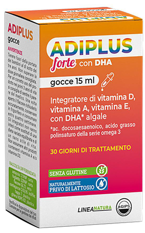 ADIPLUS FORTE CON DHA GOCCE FLACONCINO 15 ML - Farmadott.it